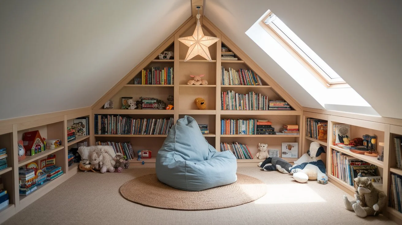 Children's reading nook