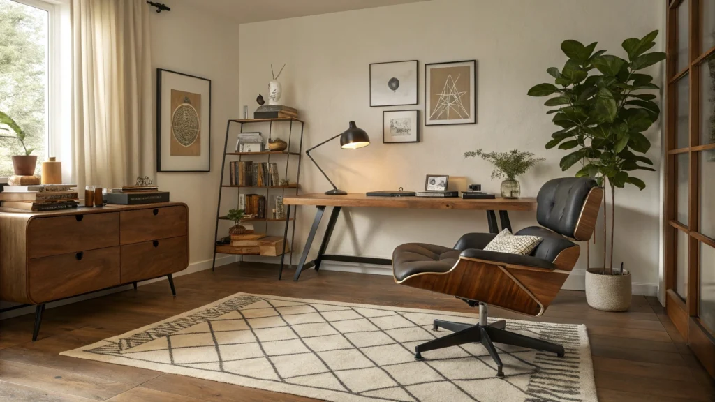 Mid-Century Modern Home Office Ideas