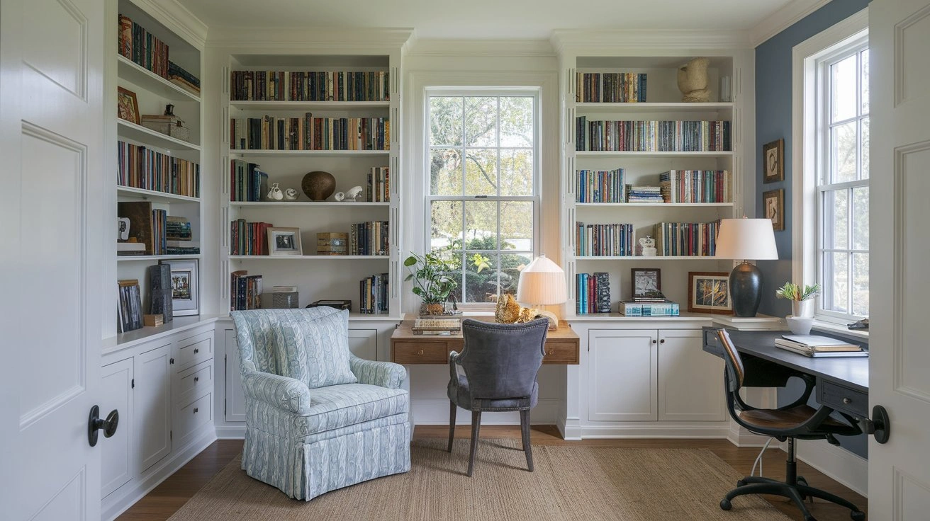 Home Library Office Ideas