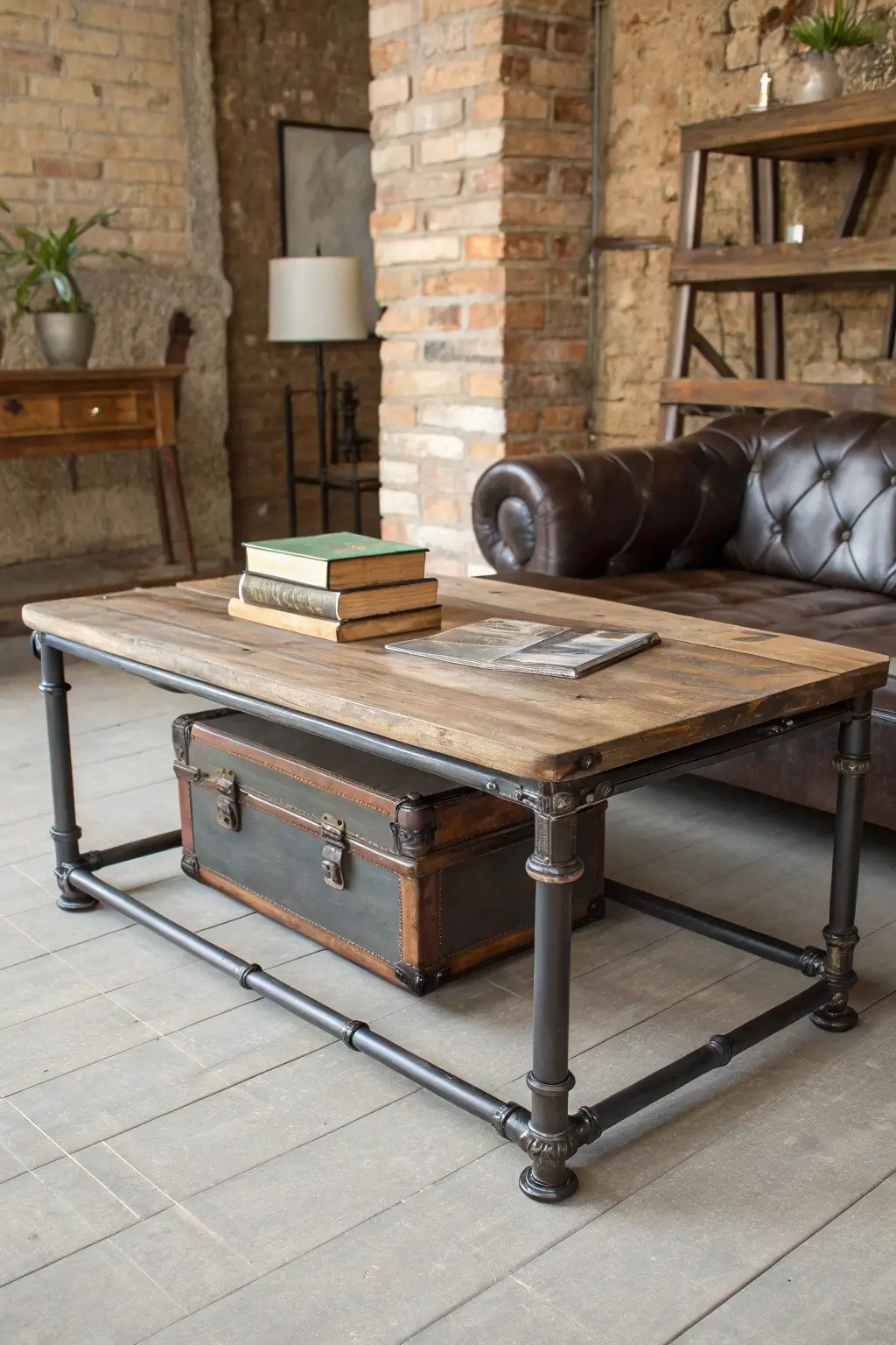 Industrial Chic Coffee Table