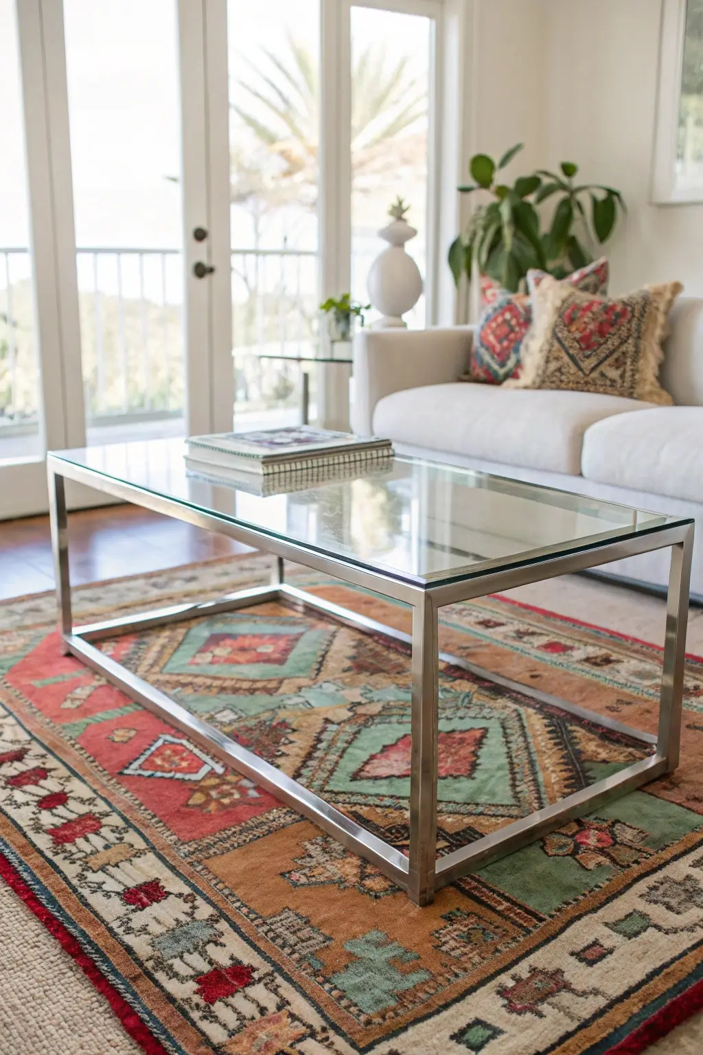 Glass Top Coffee Table