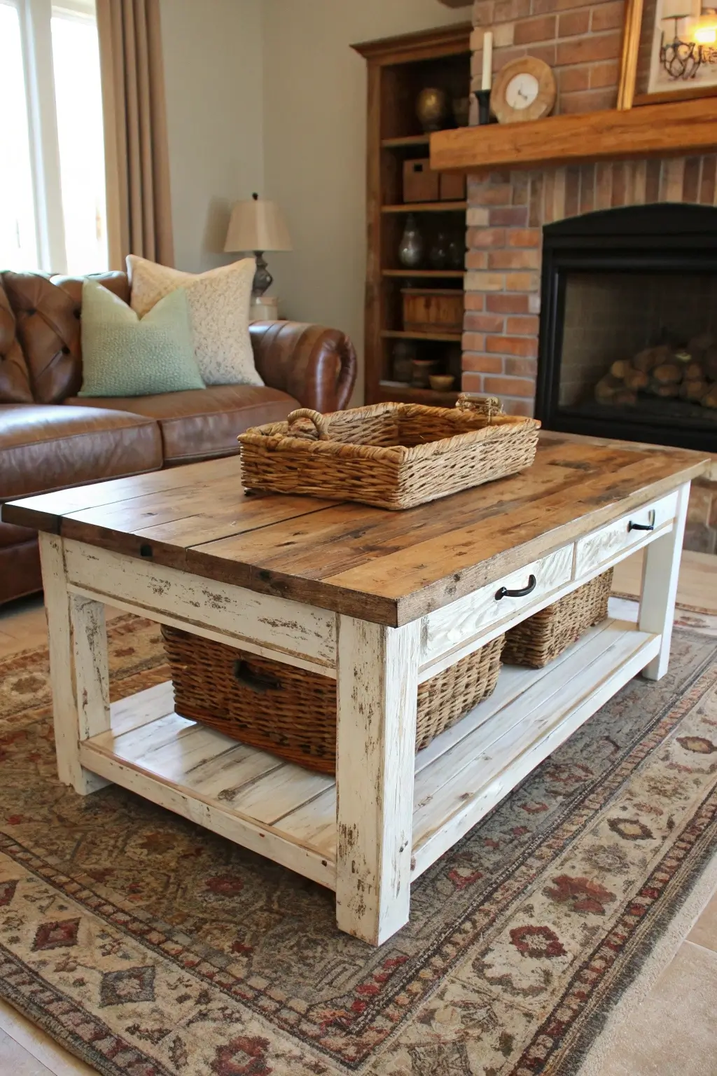 Rustic Farmhouse Coffee Table