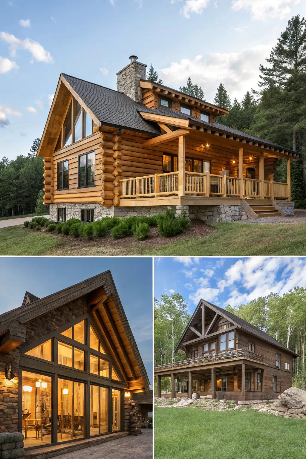  Variety of cabin styles with loft designs