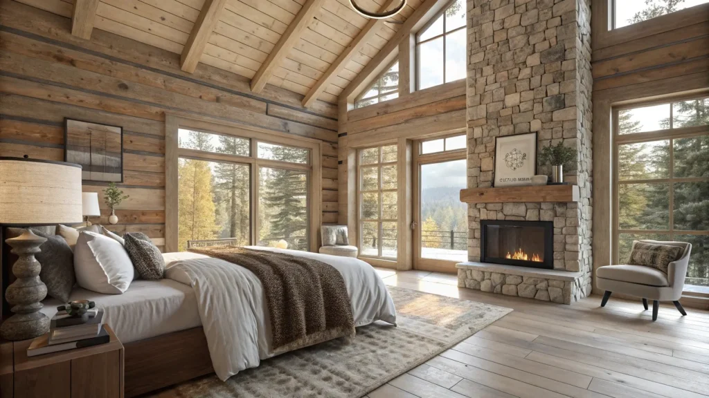 Modern Cabin Bedroom Ideas